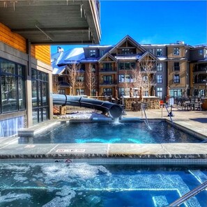 Indoor pool, a heated pool - Luxury Ski-in/Ski-out residence (Breckenridge)
