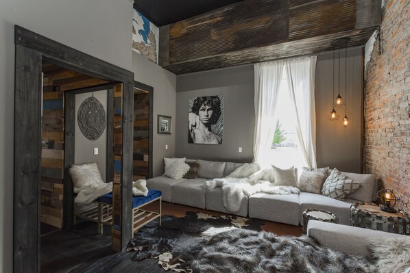 Sitteområde i lobbyen