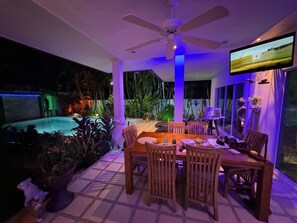Outdoor dining - Pacotte 3BR private pool villa & garden (Tambon Rawai)