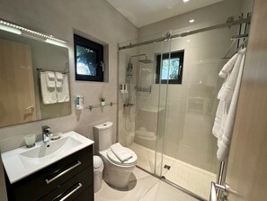 Hair dryer, towels