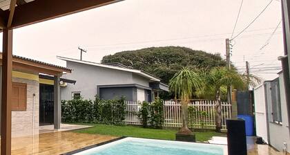Single House On The Patio With Four Bedrooms In Capão Da Canoa