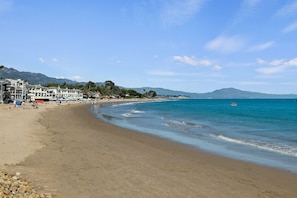 On the beach
