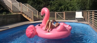 Ideelt Montauk tilbagetog med pool og hottub