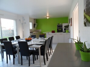 Dining - Seaside house 50 metres from the beach - enclosed garden - wifi - Brignogan (Plounéour-Brignogan-Plages)