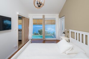 2 bedrooms, soundproofing, iron/ironing board, free WiFi - Villa Sapore di Sale with Pool (Bol)