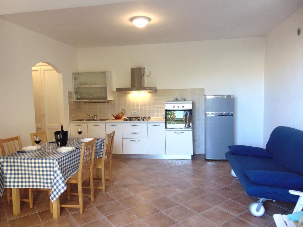 A silent and reserved garden with view on the sea