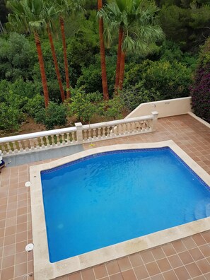 Pool - Modern holiday villa with sea and panoramic views (Provensals)