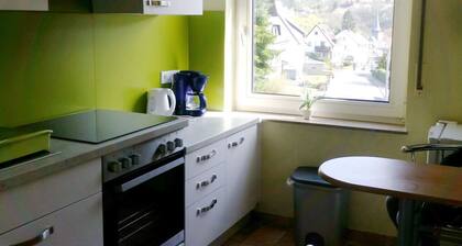 Traumhafter Blick vom geräumigen Balkon.