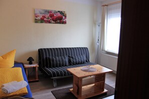 Family Room | Individually decorated, individually furnished, desk