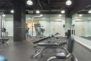 Condo, 1 King Bed (STUNNING LAKE EOLA VIEW SKY-RISE PENT) | Gym - 55 W #3005 (Orlando)