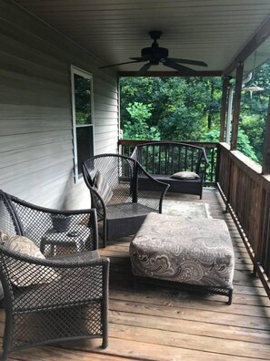 Cabin, Multiple Beds (Comfy mountain home near EVERYTHING y) | Balcony - Comfortable Mountain Home near Everything yet Private (Hendersonville)