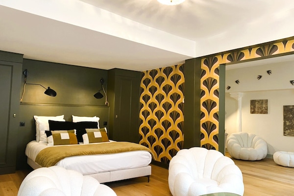 Chambre avec salon
