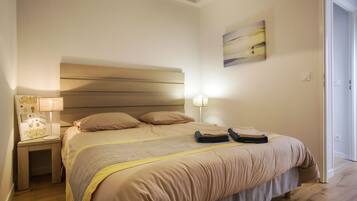 2 chambres, fer et planche Ă repasser, Wi-Fi, draps fournis