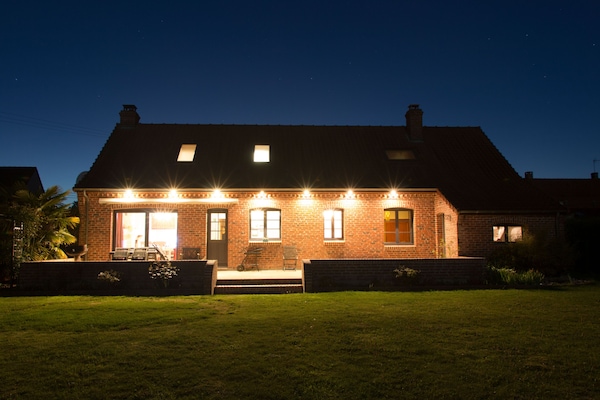 Maison vue du jardin