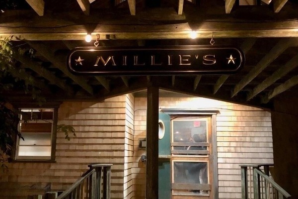 More Millie's at night - great food and bar, walk there and back in 4 minutes