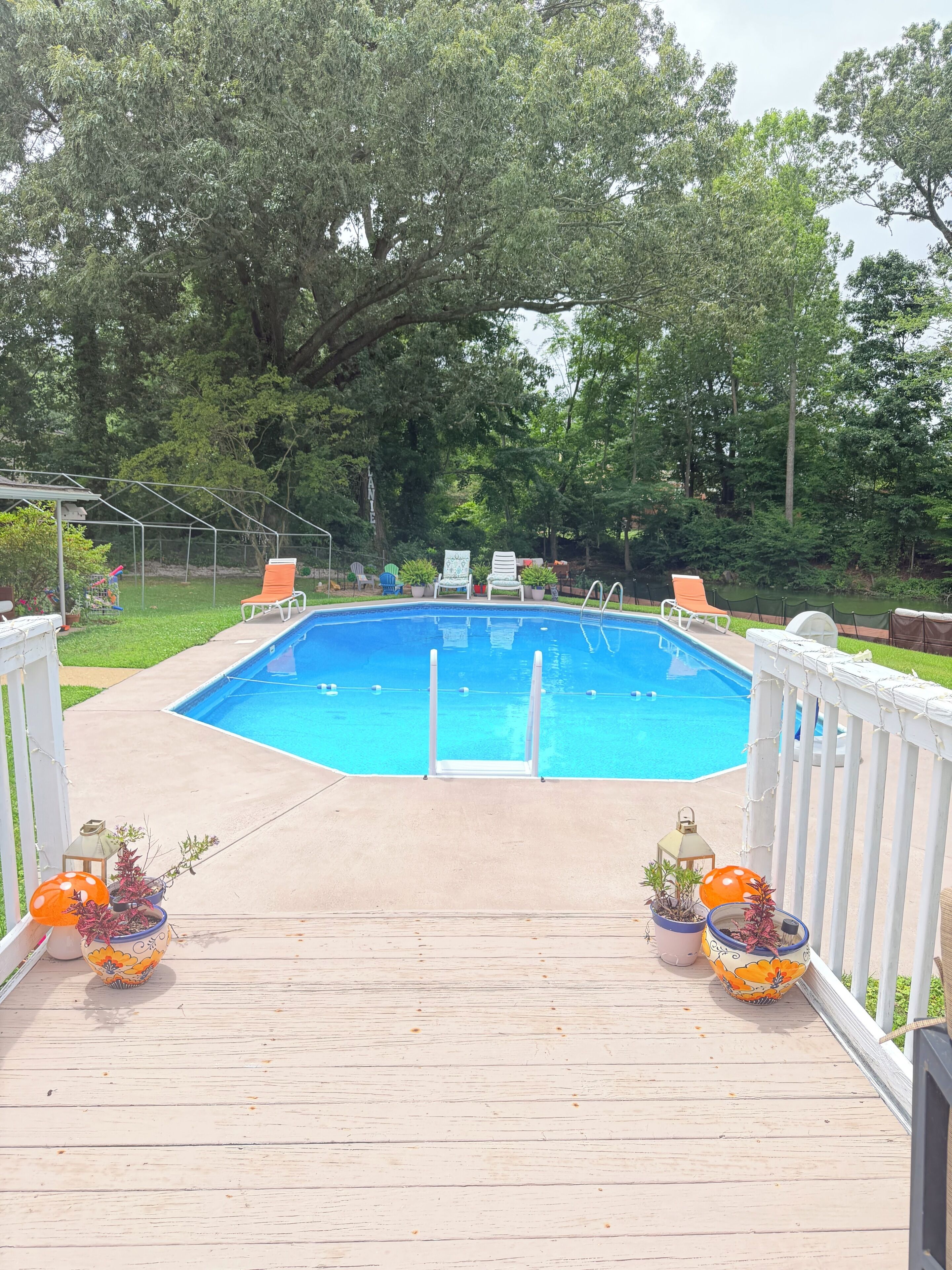 Indoor pool, outdoor pool
