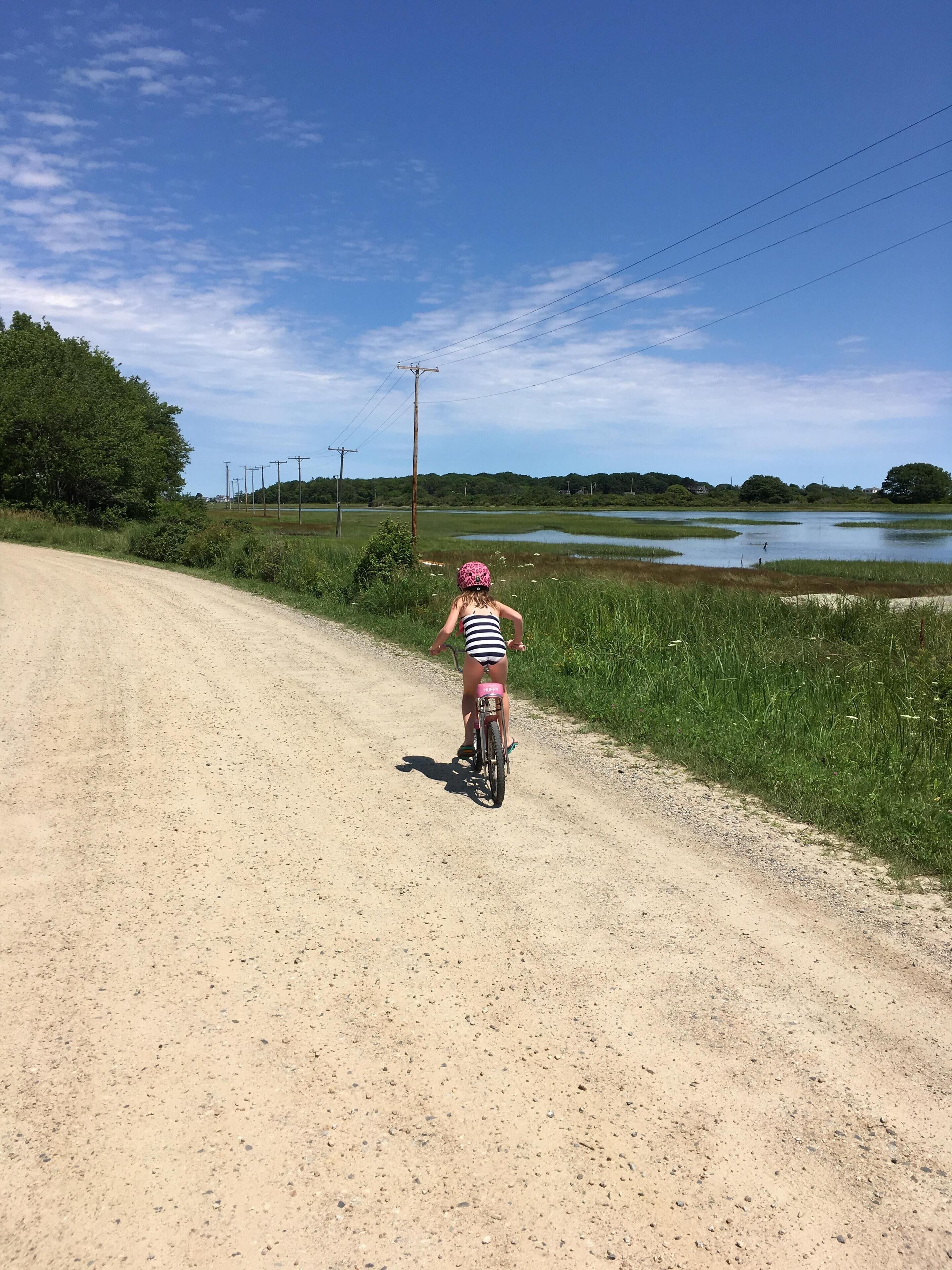Kids will love the freedom of riding to the beach and general store!