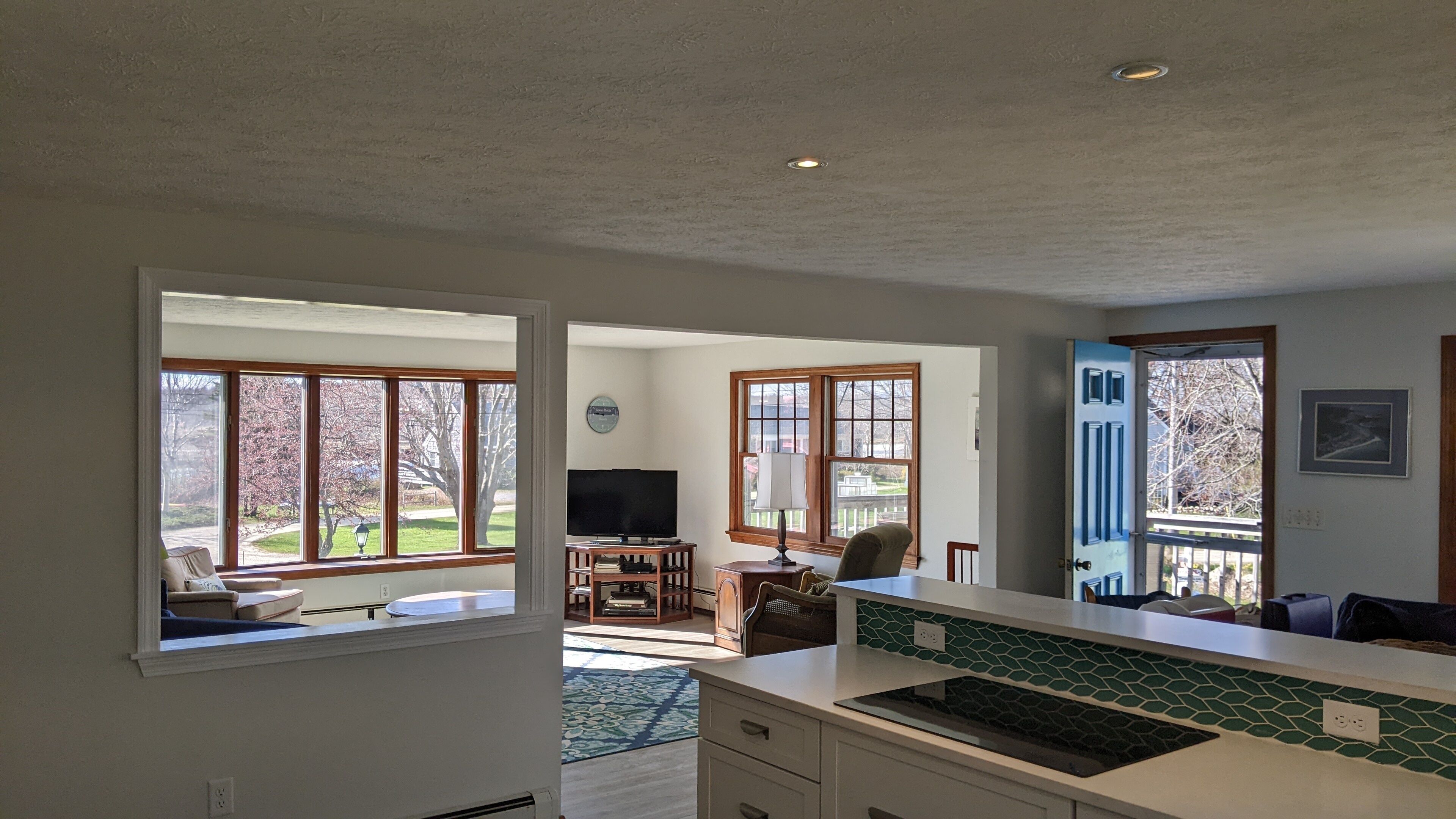 View form kitchen to living room.