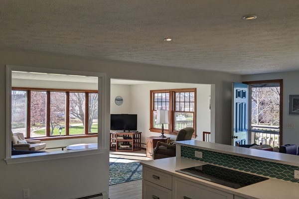 View form kitchen to living room.