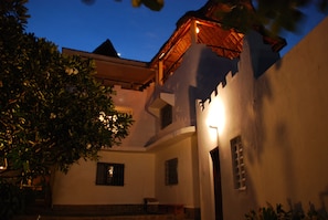 Front of property – evening/night