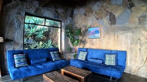Living area - Lake Atitlan House AT018 (San Antonio Palopo)
