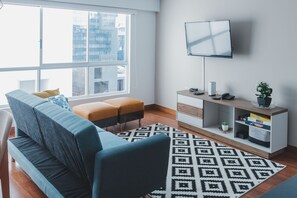 Apartment, 1 Bedroom | Living area