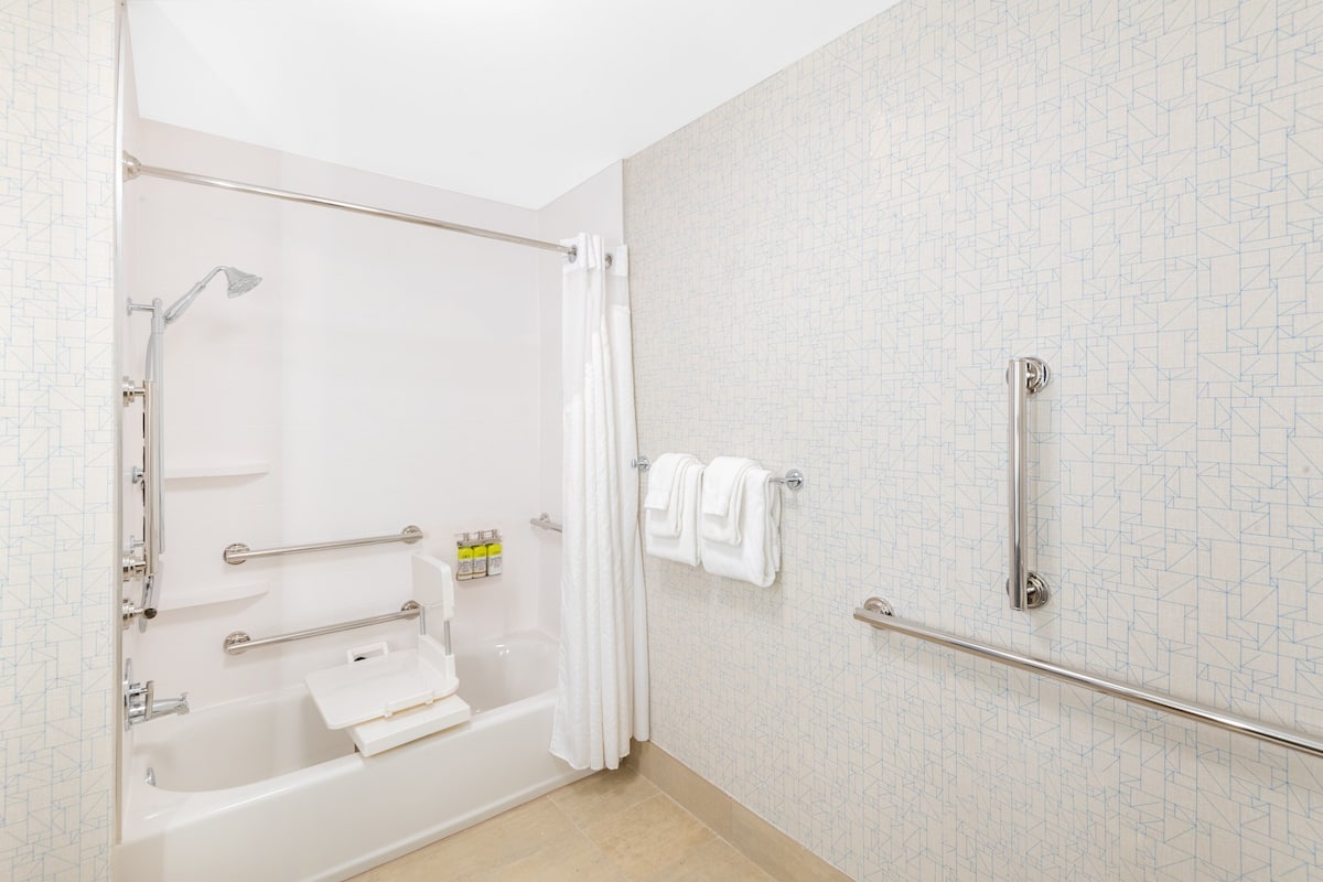 In-room safe, desk, blackout curtains, iron/ironing board