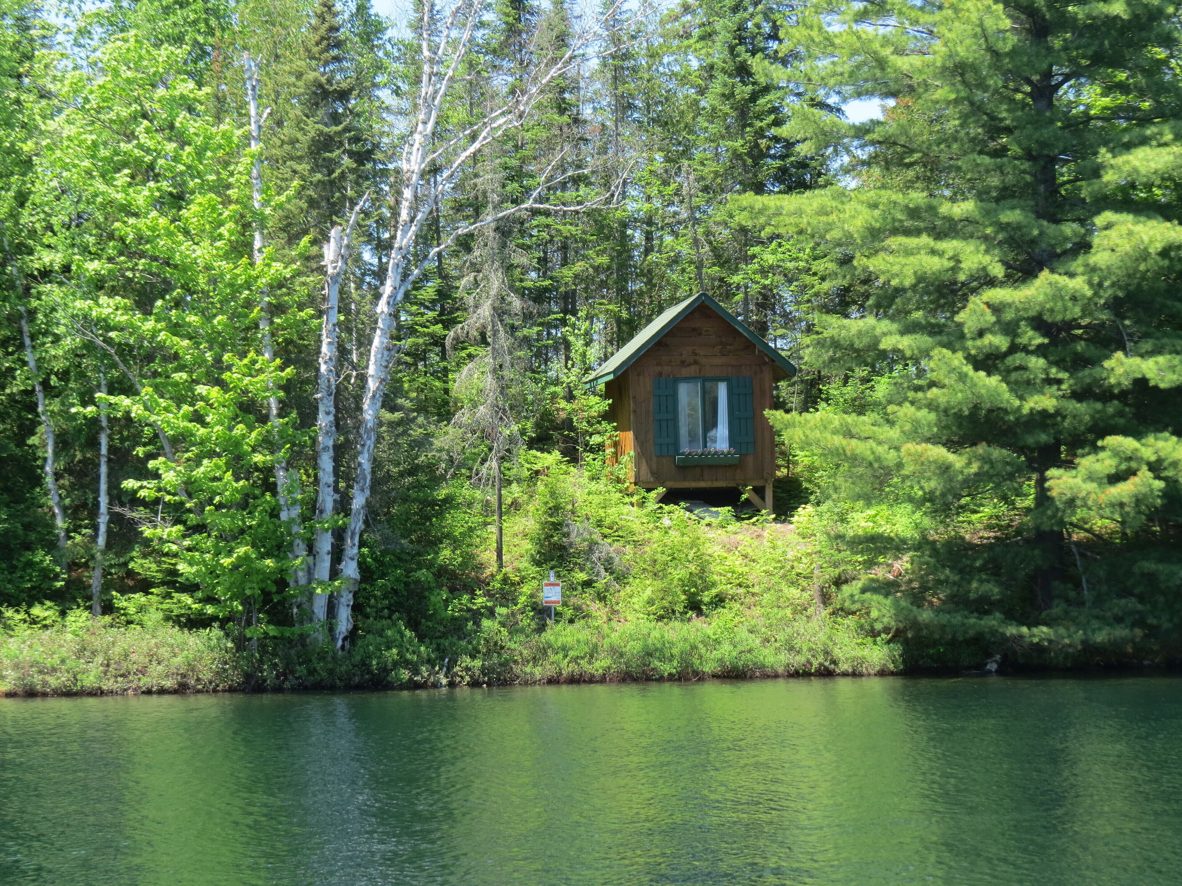 View of Bunkie from water