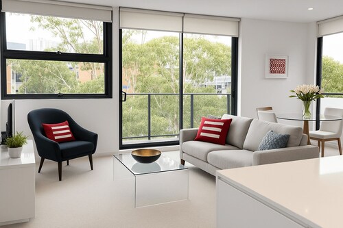 North Ryde- MP001 - Saunders Close - Executive 1BR with Balcony Resort Facilities Near Macquarie Centr