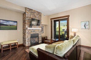 TV, fireplace, DVD player, table football