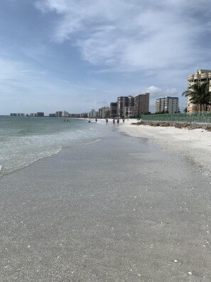 Ubicación cercana a la playa, tumbonas y toallas de playa