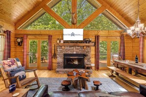 Interior - Private Engleman Spruce Cabin with Game Room, Community Pool & Car Charger (Blue Eye)