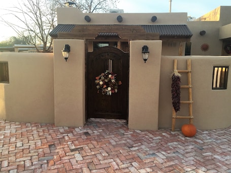Property grounds. Charming Casita in historic Town of Mesilla, NM 2392 Calle de Parian