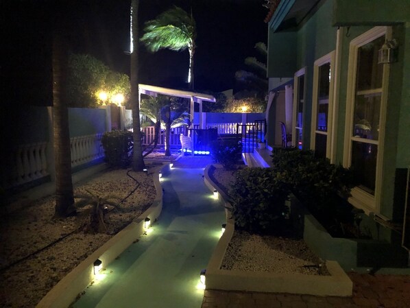 Overnattingsstedets uteområder