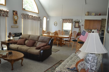 The front of our home is an Open Concept with plenty of space.