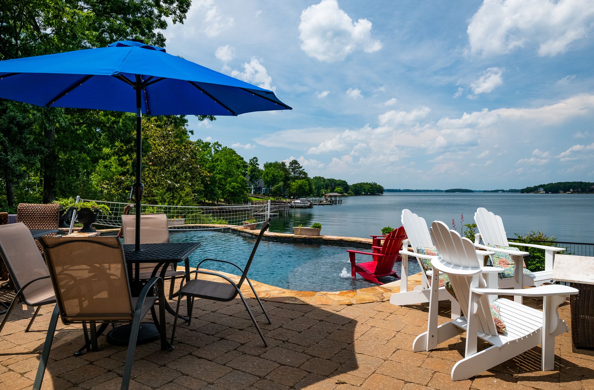 Southern Charm!! LAKE NORMAN- Waterfront, PRIVATE Pool & New Dock