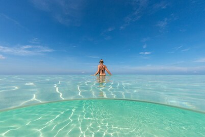 Private 7 Mile Beach Beach Club. Ocean views from Roof Terrace and Pool Pavilion