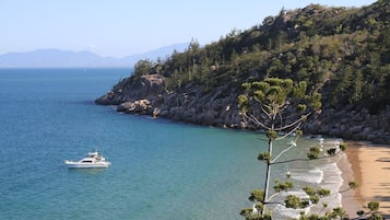 Playa en los alrededores y toallas de playa 