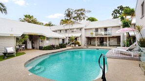 Indoor pool, a heated pool - 7 Pelican Beach Resort (Noosaville)