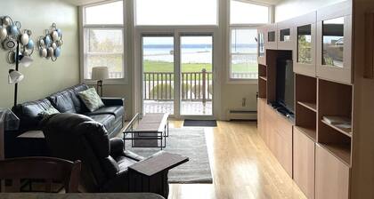 Petoskey Retreat • Stunning Bay Views • Across from Park/Marina • Walk to Town