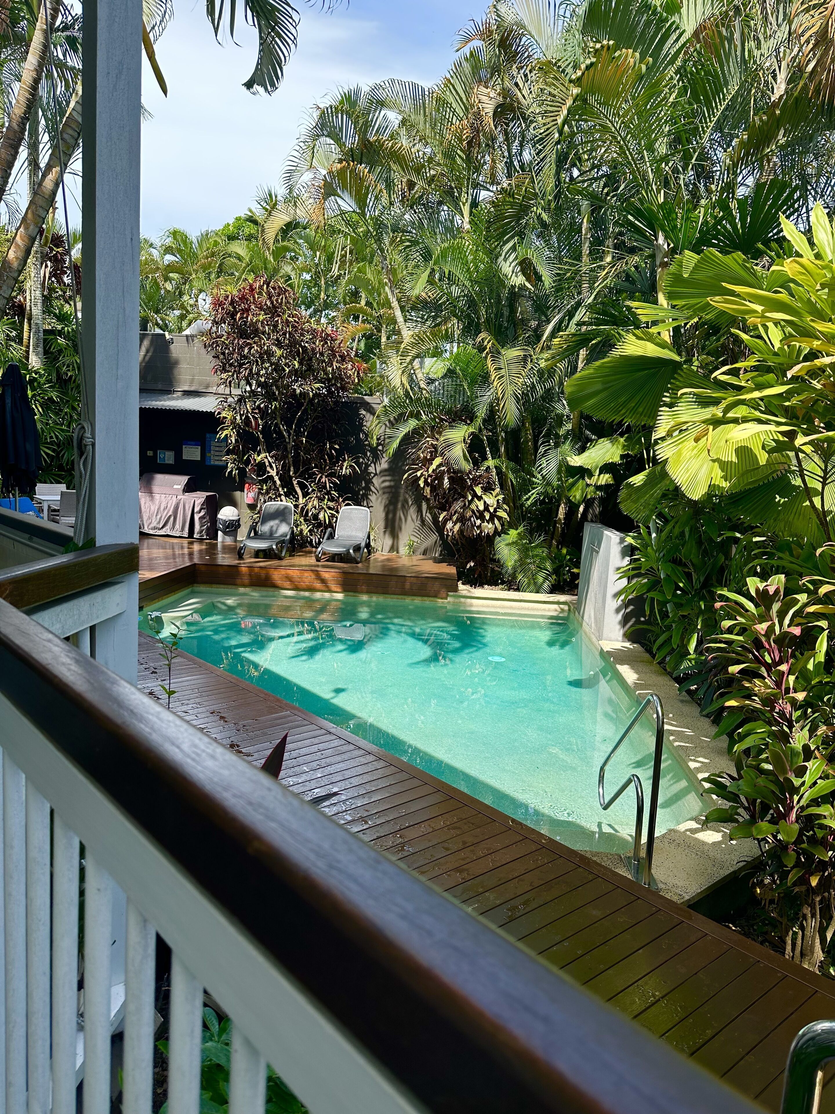 Piscine extérieure, piscine chauffée