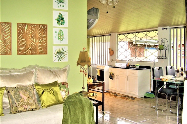 Looking towards the kitchen from the living room