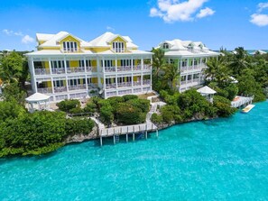 Exterior - Waterfront Villa with Dock, Walk to Beach Club & Rusty Anchor Rest. 3b/r  3.5b/a (Georgetown)