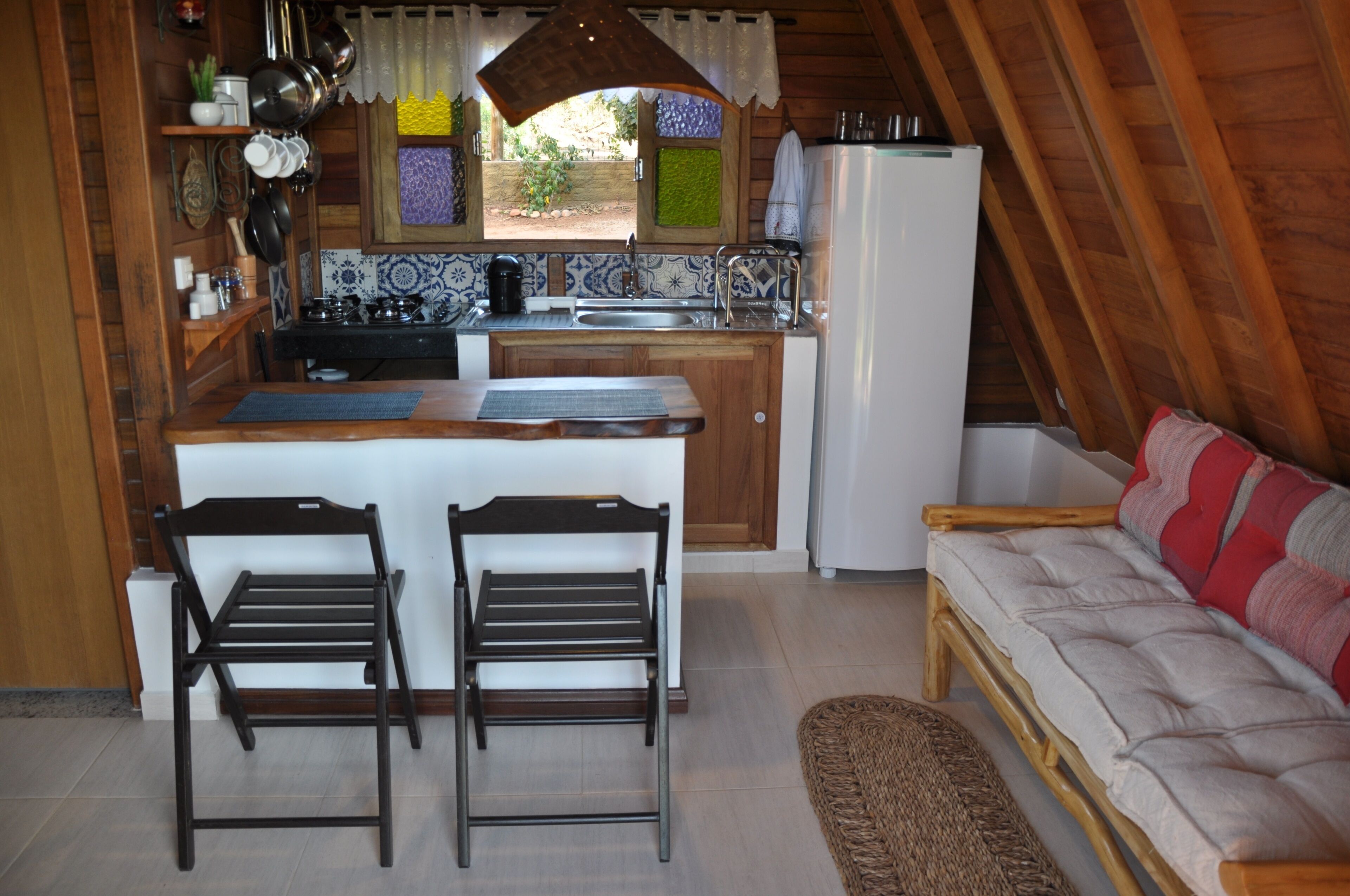 Furnished and air-conditioned chalets 150 meters from Capão Chapada Diamantin Village