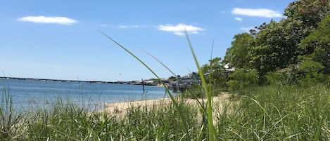 Sun-loungers, beach towels