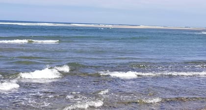 Kirkas, kaunis, tilava 3BR 2BA bayside koti, 1 m rantaan, perhe suosikki