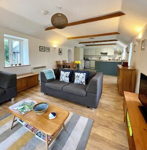 TV, DVD player, books - Converted Barn, Rural Location, Near Coast, Parking & Dog Friendly  (Goldsithney)