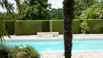 Una piscina riscaldata
