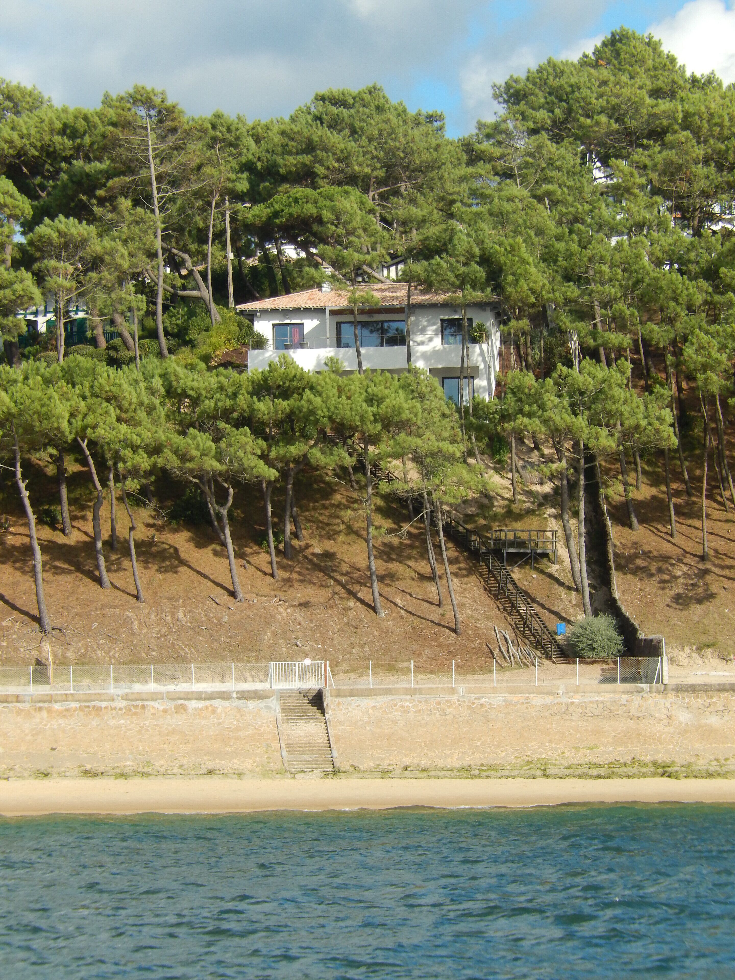 Pyla: Luxury house on the water, exceptional view of the pool / ocean