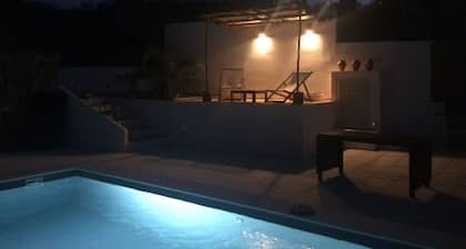 Private house with private swimmingpool in a quite beautiful nature.